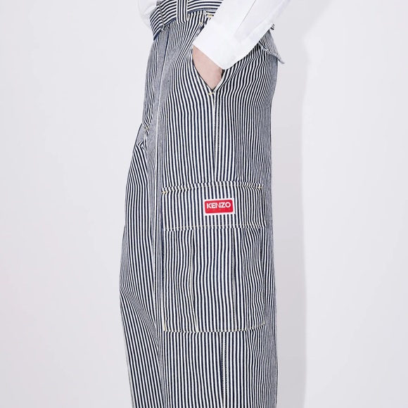 KENZO STRIPED ARMY STRAIGHT JEANS - Picture 3 of 11